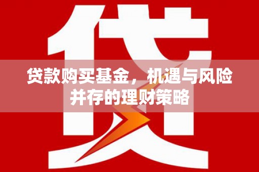 抚州贷款购买基金，机遇与风险并存的理财策略