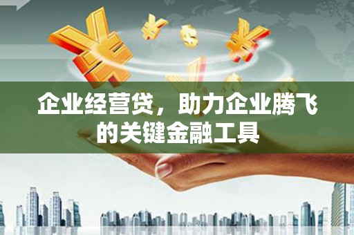 抚州企业经营贷，助力企业腾飞的关键金融工具