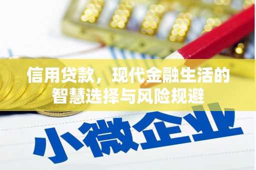 抚州信用贷款，现代金融生活的智慧选择与风险规避