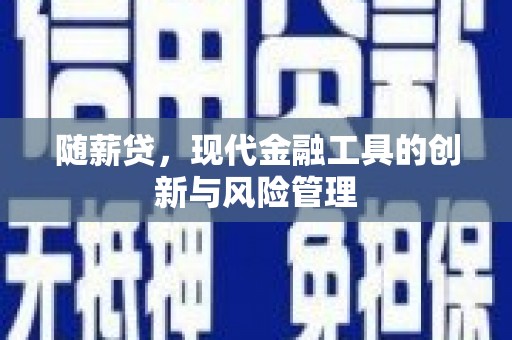 抚州随薪贷，现代金融工具的创新与风险管理