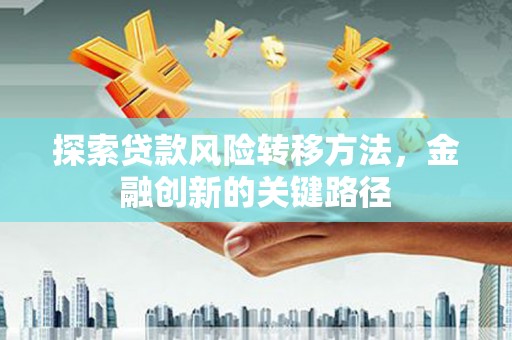 抚州探索贷款风险转移方法，金融创新的关键路径