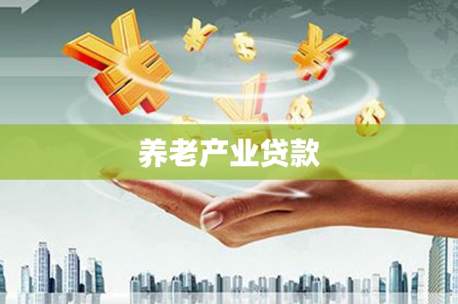 抚州养老产业贷款