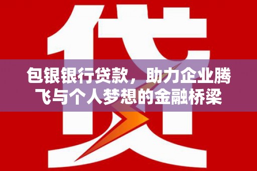 抚州包银银行贷款，助力企业腾飞与个人梦想的金融桥梁