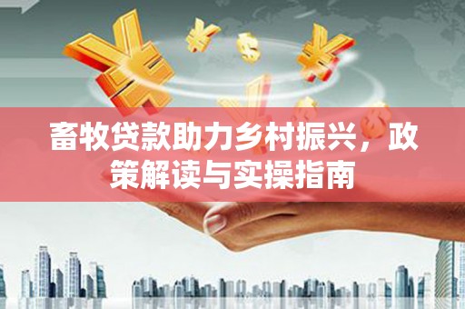 抚州畜牧贷款助力乡村振兴，政策解读与实操指南