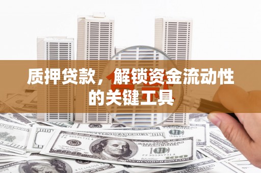 抚州质押贷款，解锁资金流动性的关键工具