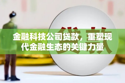 抚州金融科技公司贷款，重塑现代金融生态的关键力量