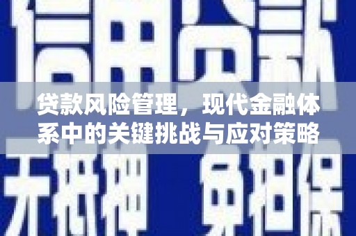 抚州贷款风险管理，现代金融体系中的关键挑战与应对策略