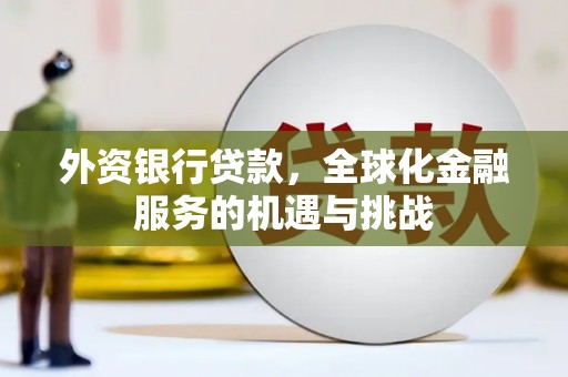 抚州外资银行贷款，全球化金融服务的机遇与挑战